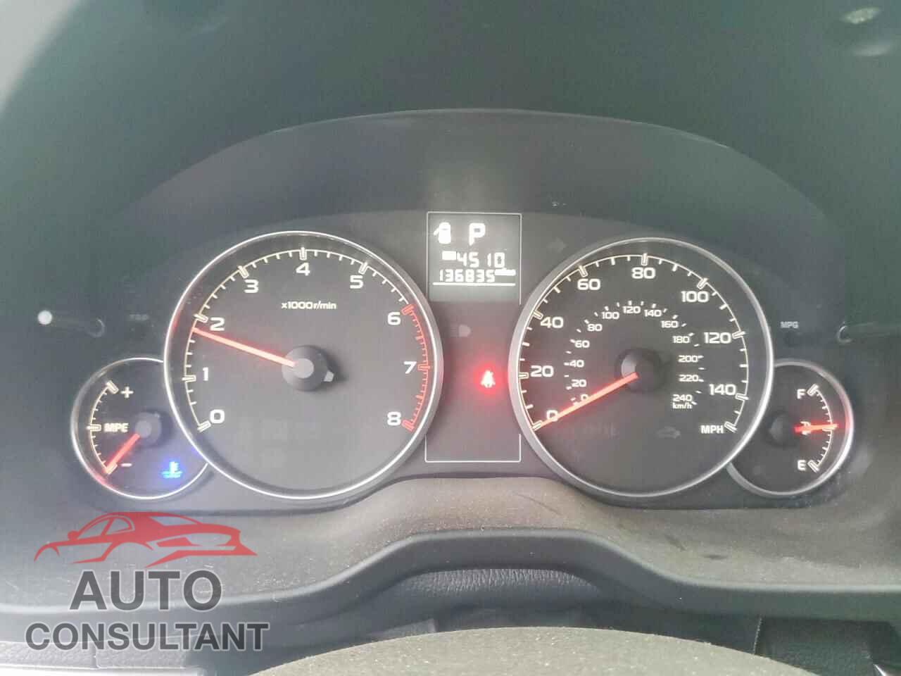 SUBARU OUTBACK 2013 - 4S4BRBGC5D3298216