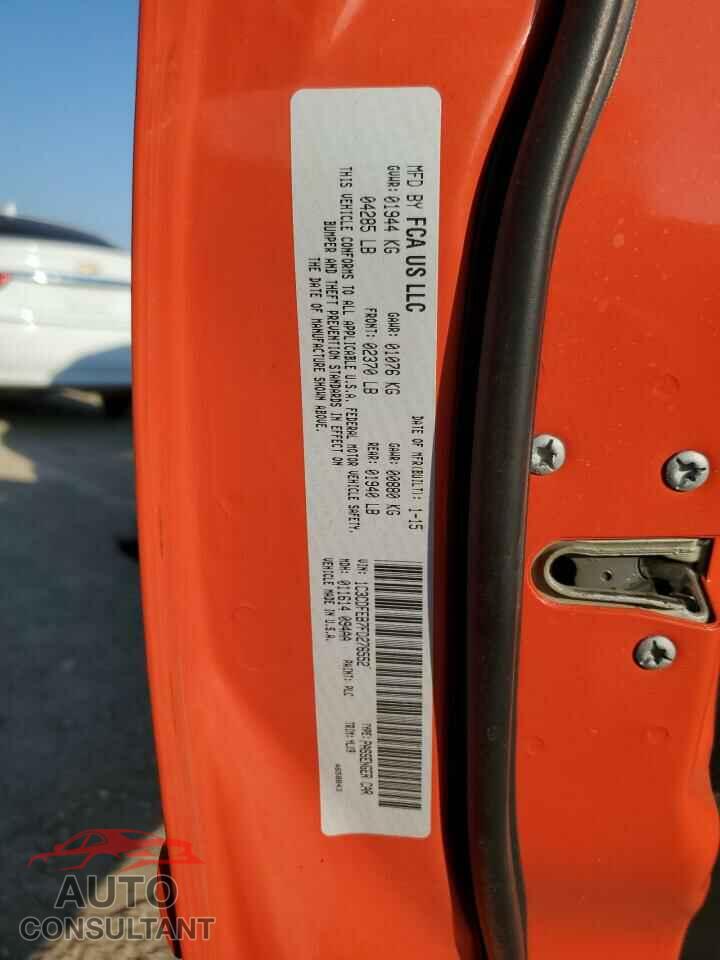 DODGE DART 2015 - 1C3CDFEB7FD276552