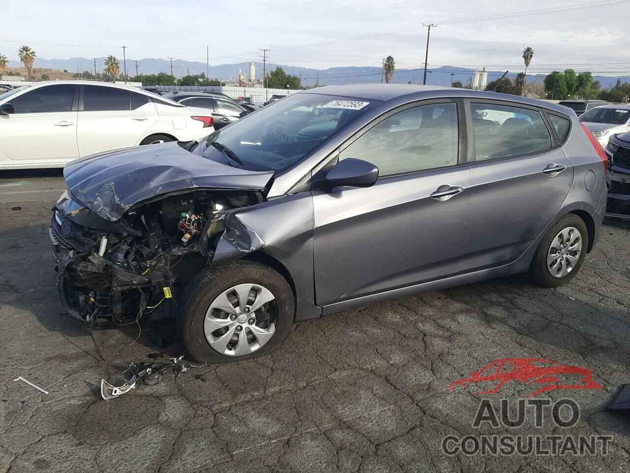 HYUNDAI ACCENT 2017 - KMHCT5AE9HU336127