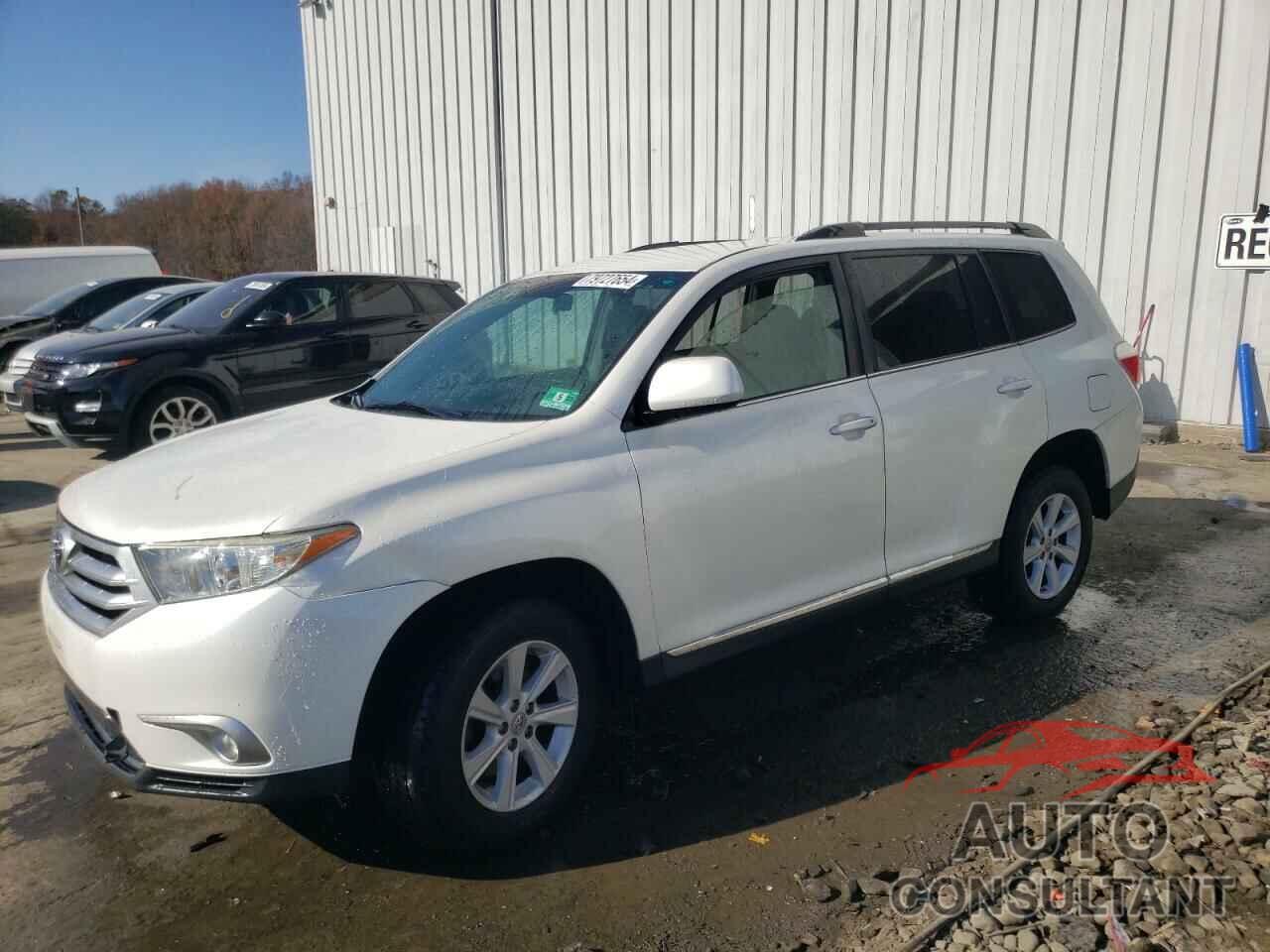 TOYOTA HIGHLANDER 2012 - 5TDBK3EH9CS152122