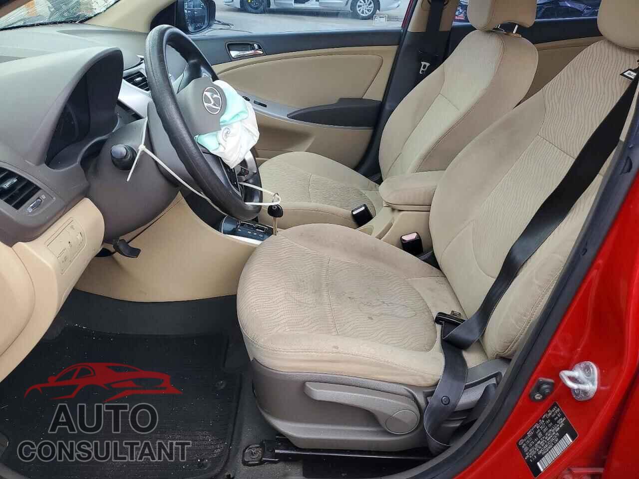 HYUNDAI ACCENT 2012 - KMHCU4AE3CU042478