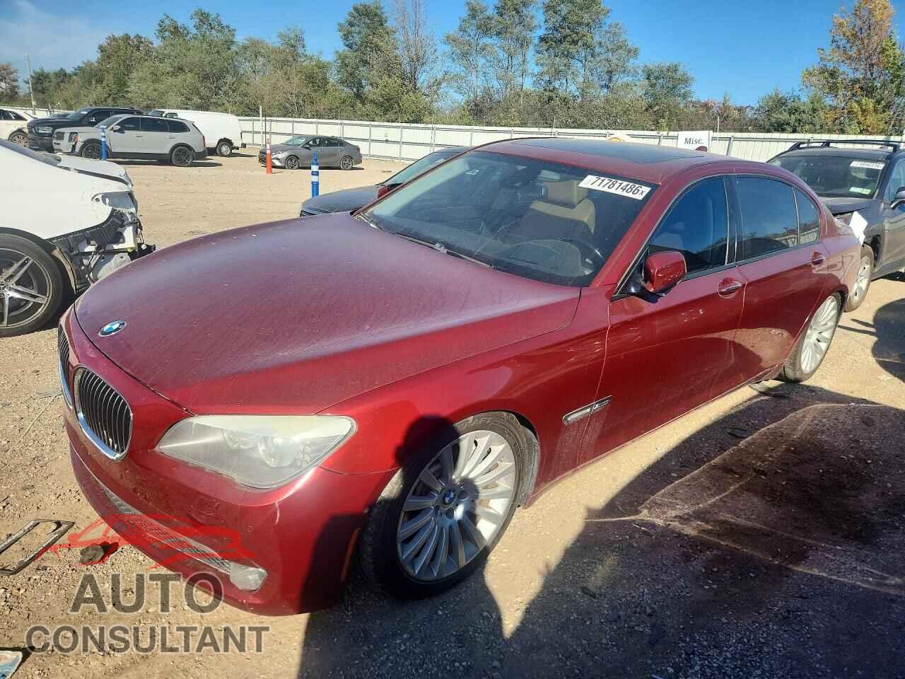 BMW 7 SERIES 2012 - WBAKC8C52CC437696