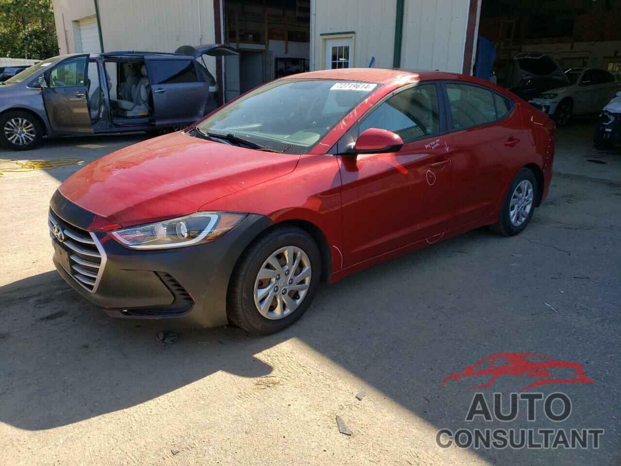 HYUNDAI ELANTRA 2017 - KMHD74LF2HU110911