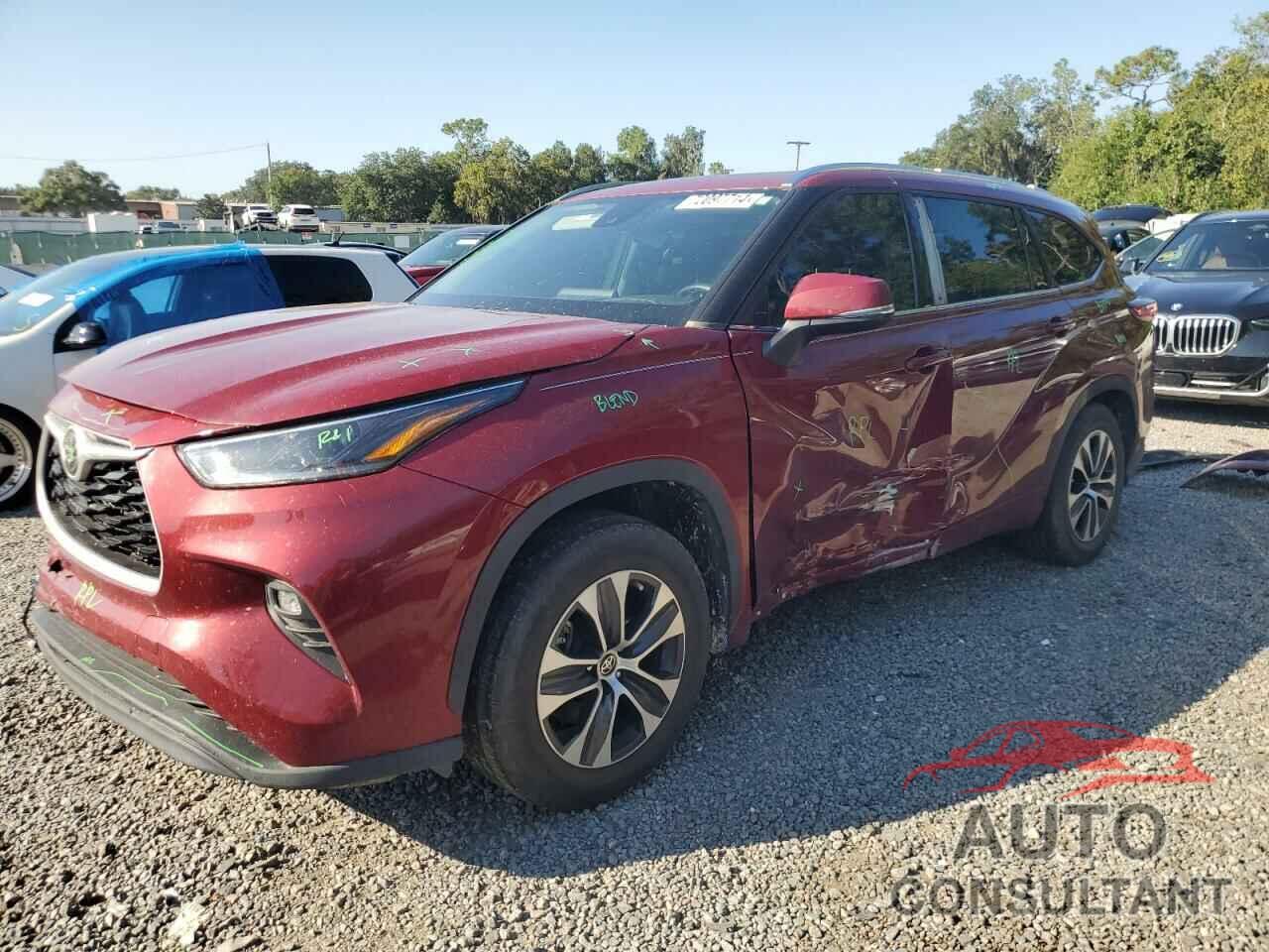 TOYOTA HIGHLANDER 2021 - 5TDGZRAH8MS040682