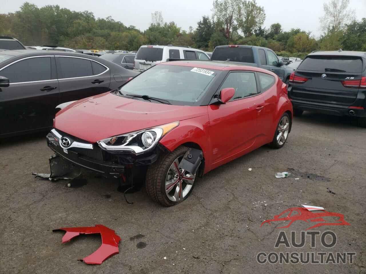 HYUNDAI VELOSTER 2016 - KMHTC6AD4GU266550