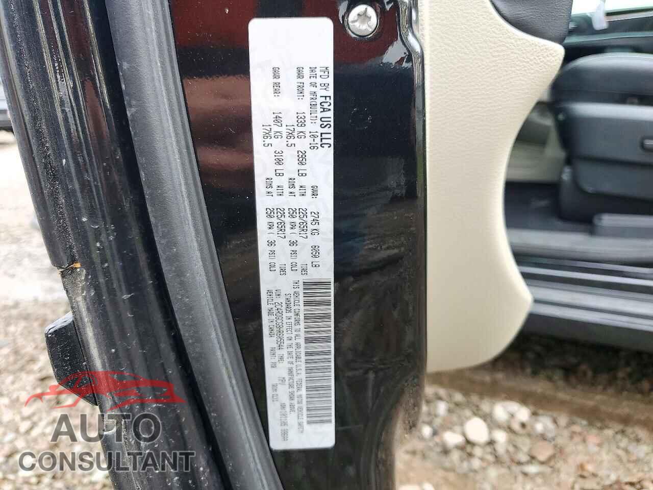 DODGE CARAVAN 2017 - 2C4RDGCG8HR605544