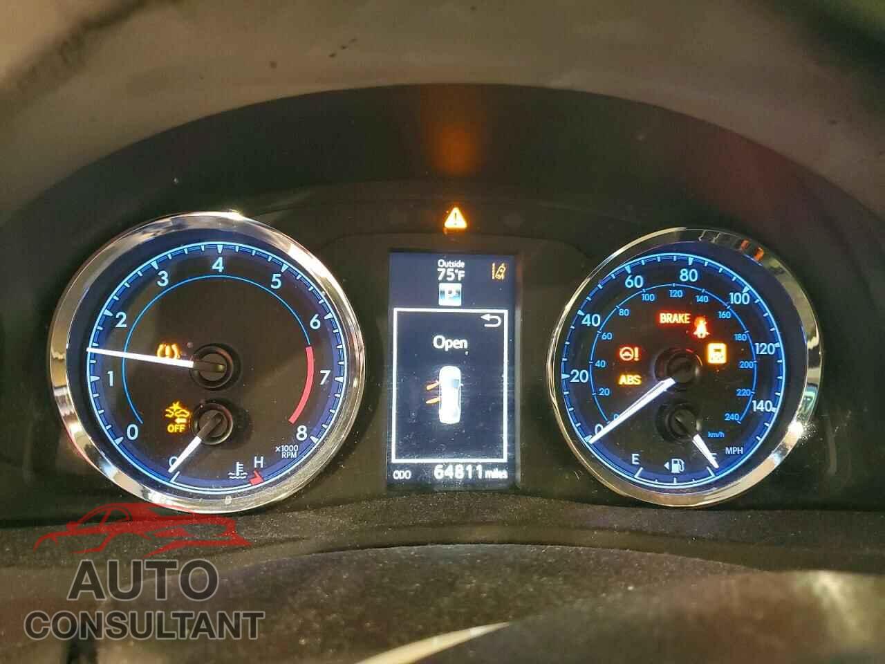 TOYOTA COROLLA 2017 - 2T1BURHE1HC830215