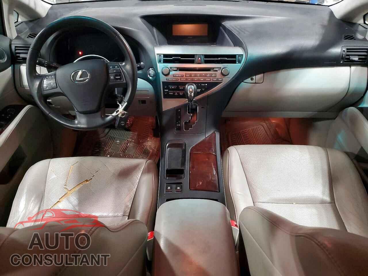 LEXUS RX350 2010 - 2T2BK1BA5AC040348
