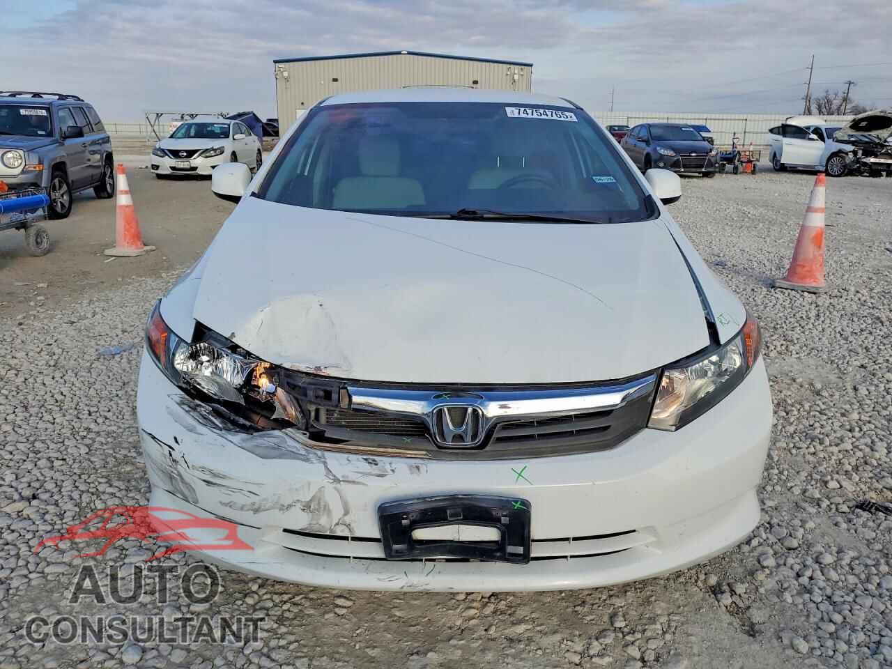 HONDA CIVIC 2012 - 2HGFB2F66CH549229