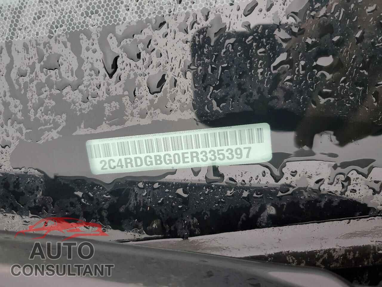 DODGE CARAVAN 2014 - 2C4RDGBG0ER335397