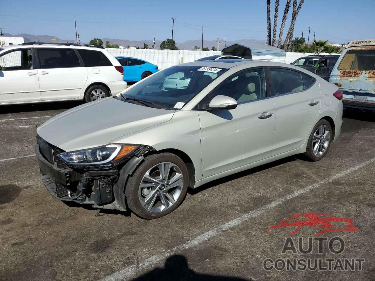 HYUNDAI ELANTRA 2017 - KMHD84LF4HU359515