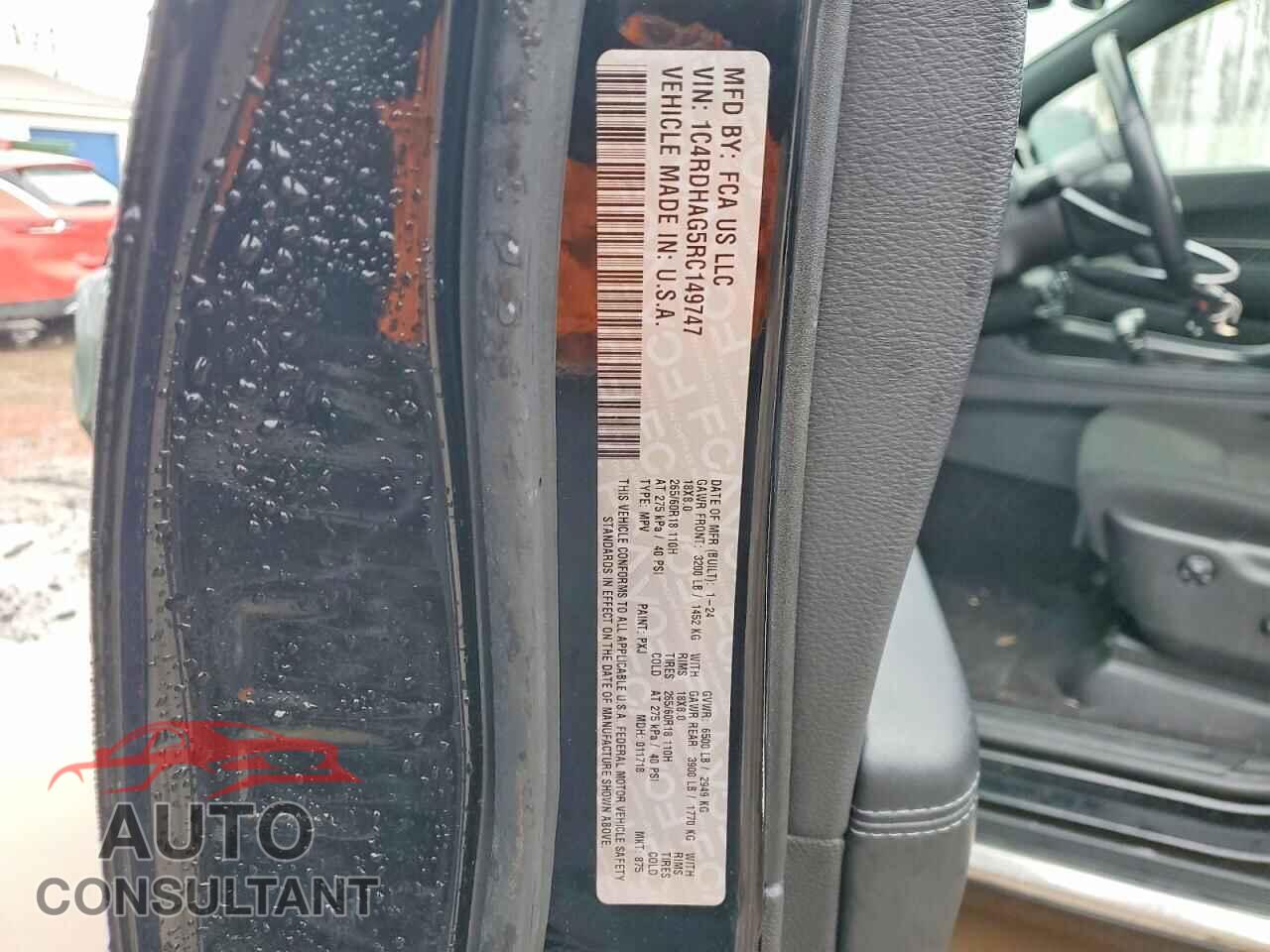 DODGE DURANGO 2024 - 1C4RDHAG5RC149747
