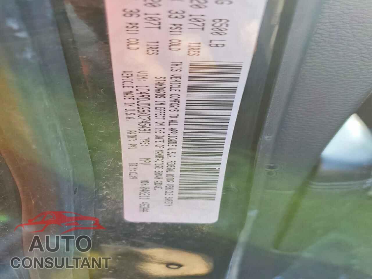 DODGE DURANGO 2019 - 1C4RDJDG6KC745491
