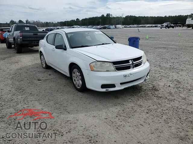 DODGE AVENGER 2013 - 1C3CDZAB4DN726088