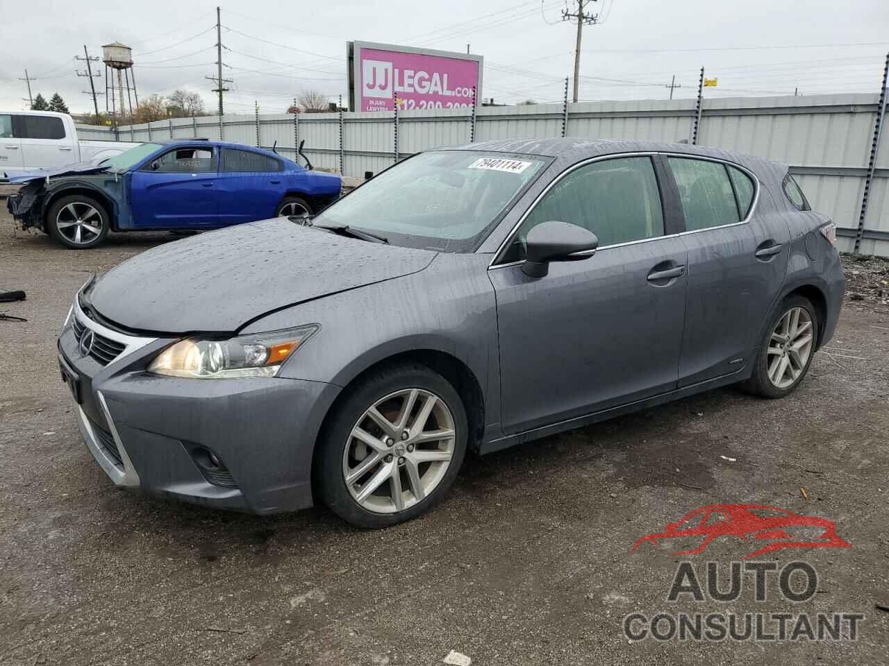LEXUS CT 200 2017 - JTHKD5BH5H2280462