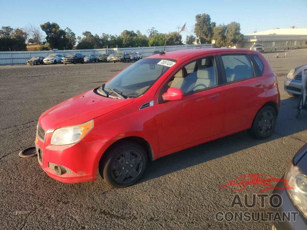 CHEVROLET AVEO 2010 - KL1TD6DE6AB135989