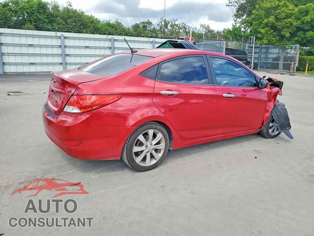 HYUNDAI ACCENT 2012 - KMHCU4AE3CU042478