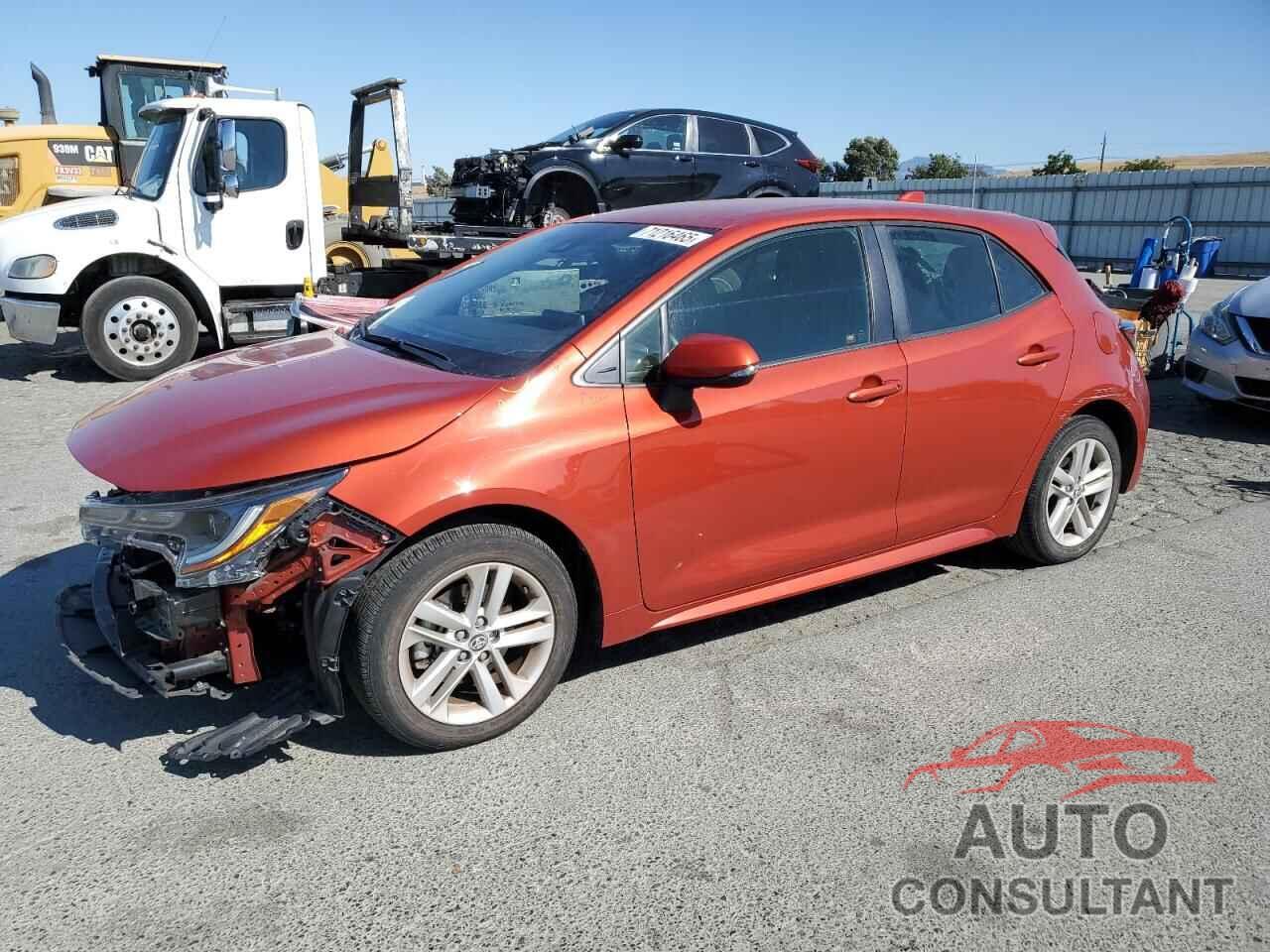 TOYOTA COROLLA 2019 - JTNK4RBE0K3051456