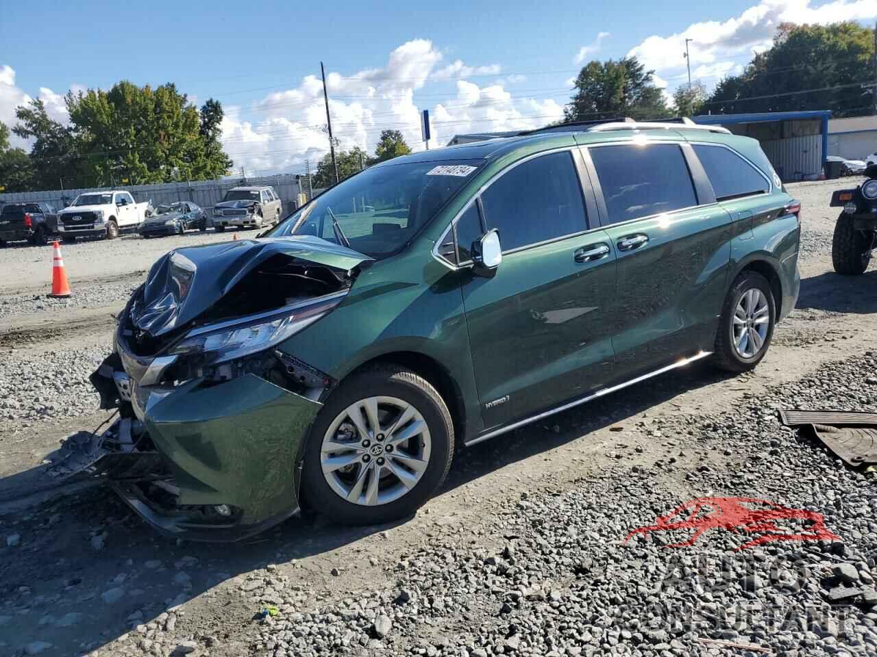 TOYOTA SIENNA 2021 - 5TDZRKEC2MS001410