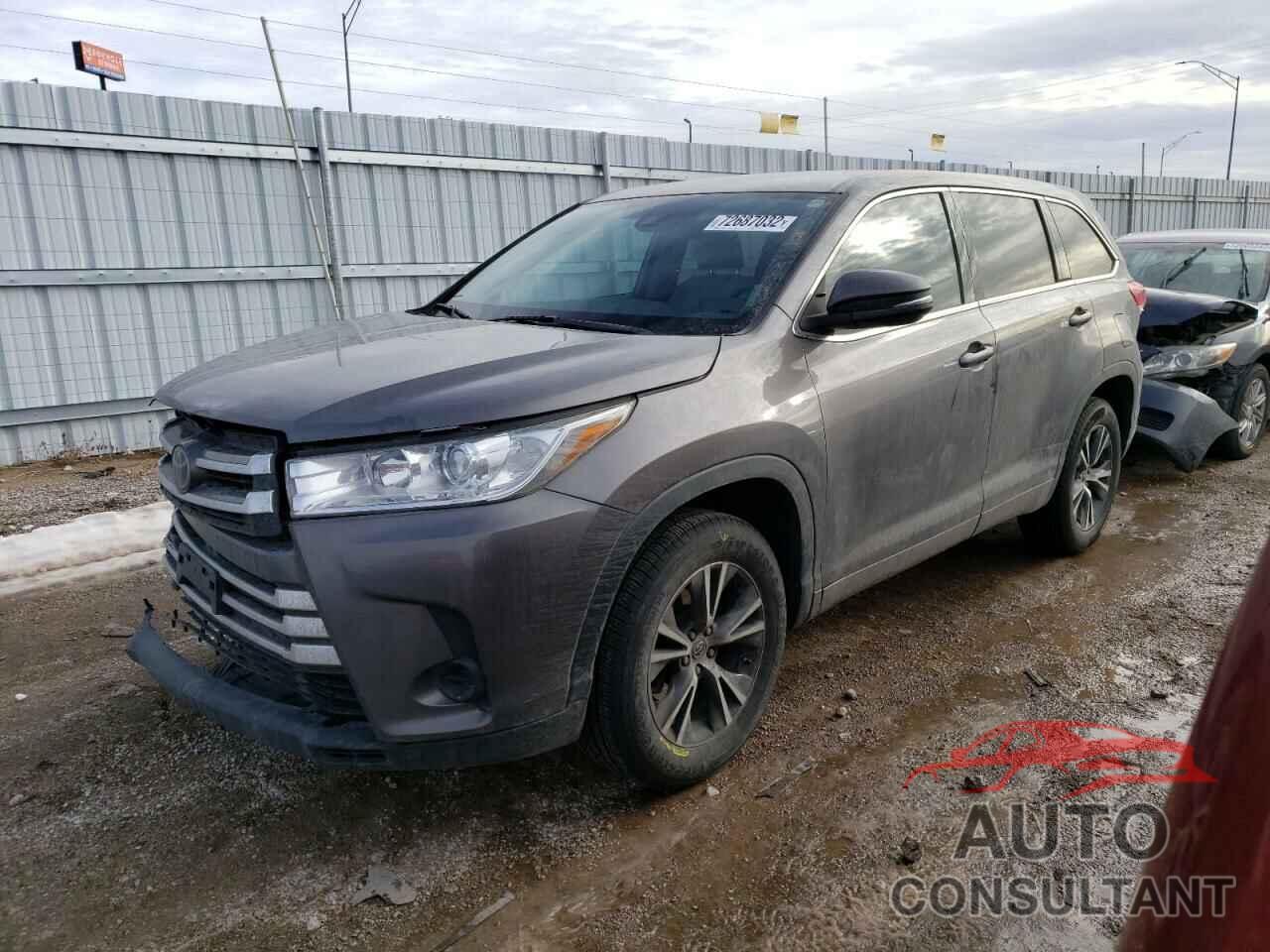 TOYOTA HIGHLANDER 2018 - 5TDZARFH1JS036459