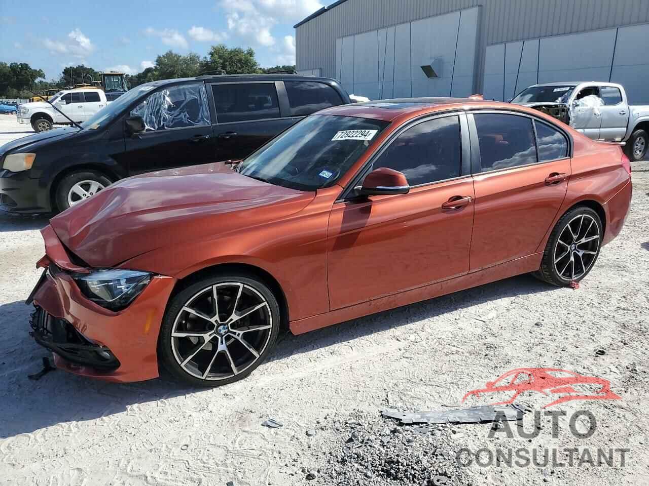 BMW 3 SERIES 2018 - WBA8E1G53JNU89183