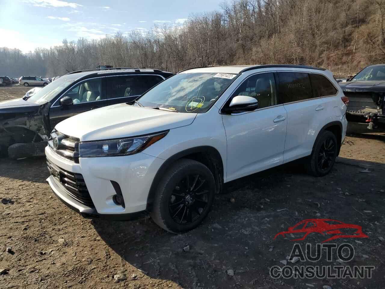 TOYOTA HIGHLANDER 2019 - 5TDJZRFH8KS621319