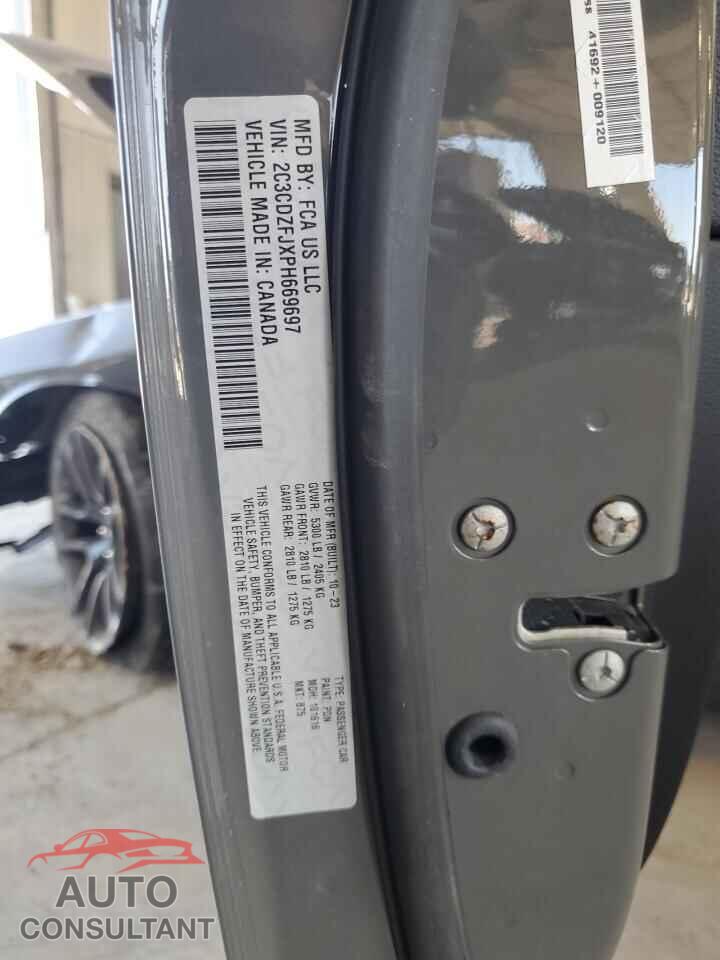 DODGE CHALLENGER 2023 - 2C3CDZFJXPH669697