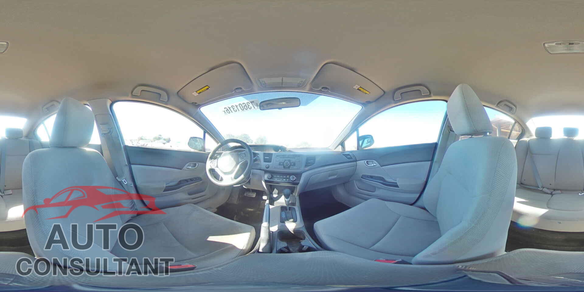 HONDA CIVIC 2012 - 19XFB2F55CE106829
