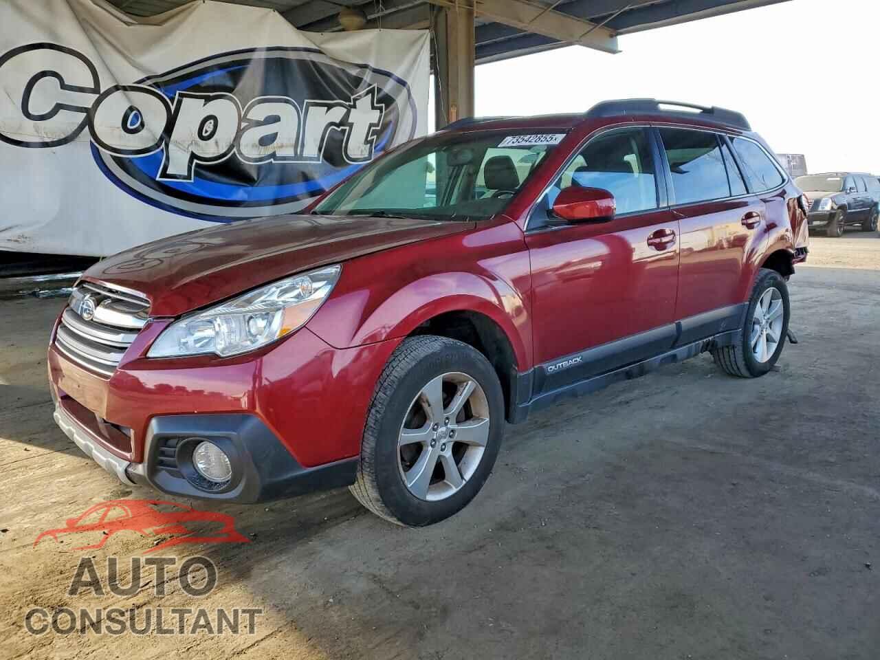 SUBARU OUTBACK 2014 - 4S4BRBLCXE3313039