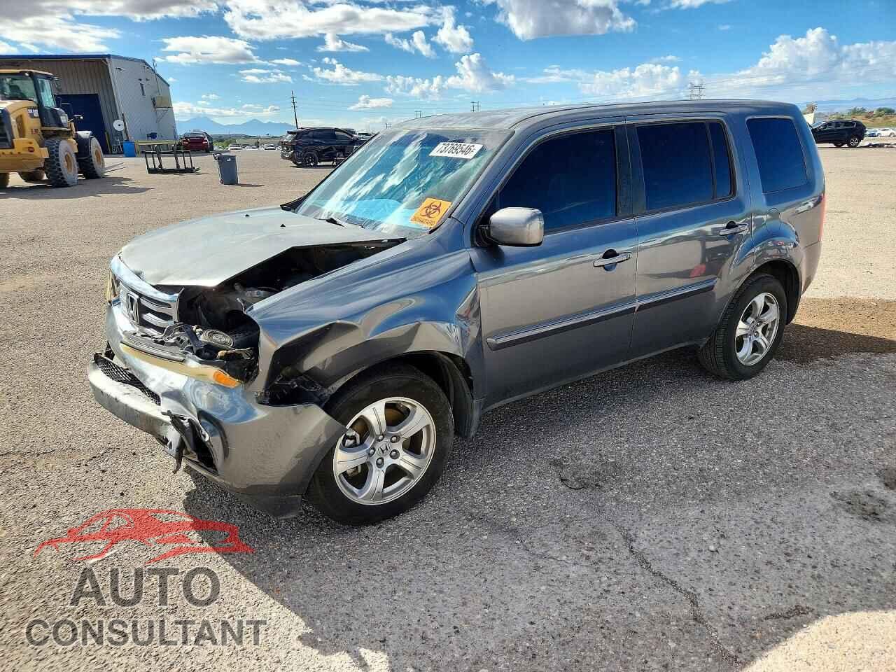 HONDA PILOT 2012 - 5FNYF3H49CB037676