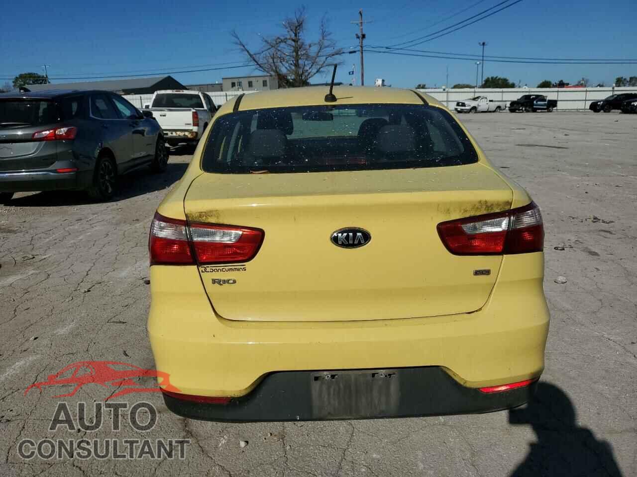 KIA RIO 2016 - KNADM4A36G6539362