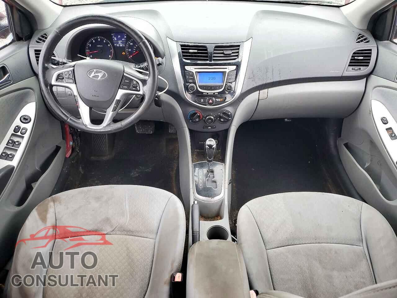 HYUNDAI ACCENT 2013 - KMHCU5AE9DU109687