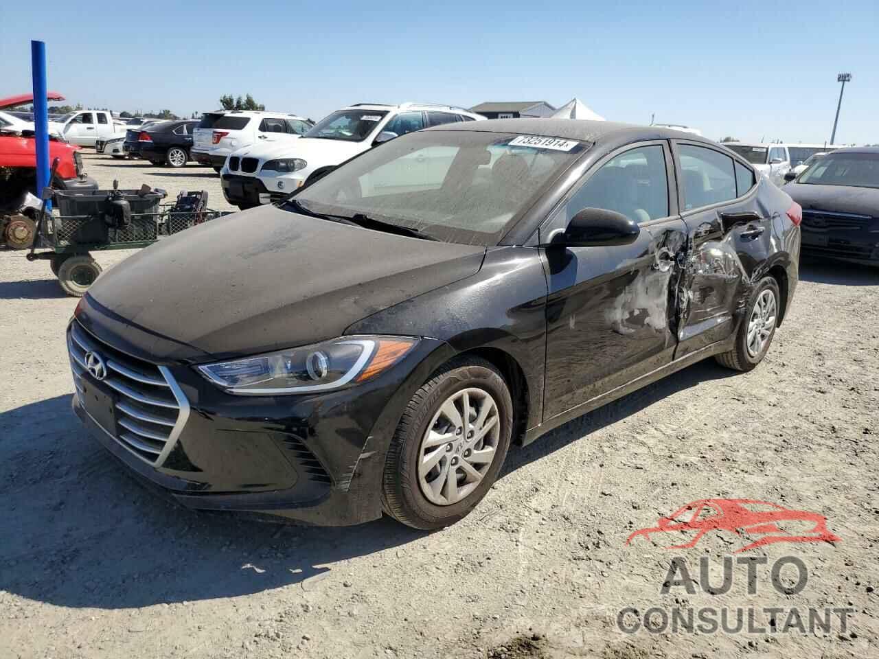 HYUNDAI ELANTRA 2017 - KMHD74LF8HU396733