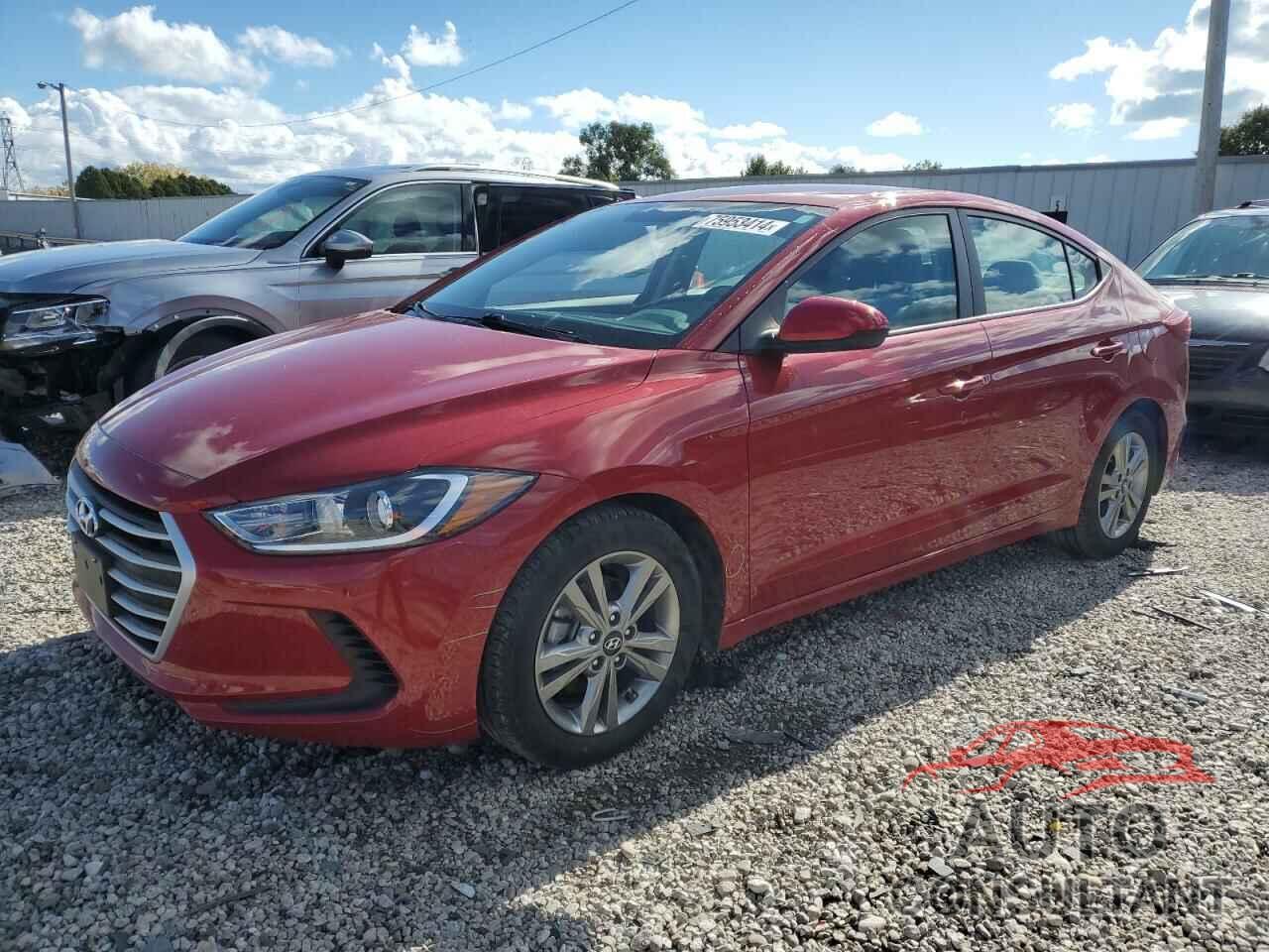 HYUNDAI ELANTRA 2018 - KMHD84LF4JU609762