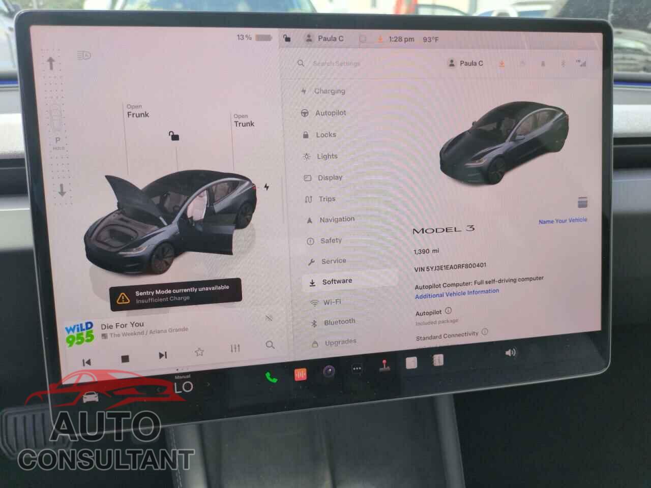 TESLA MODEL 3 2024 - 5YJ3E1EA0RF800401