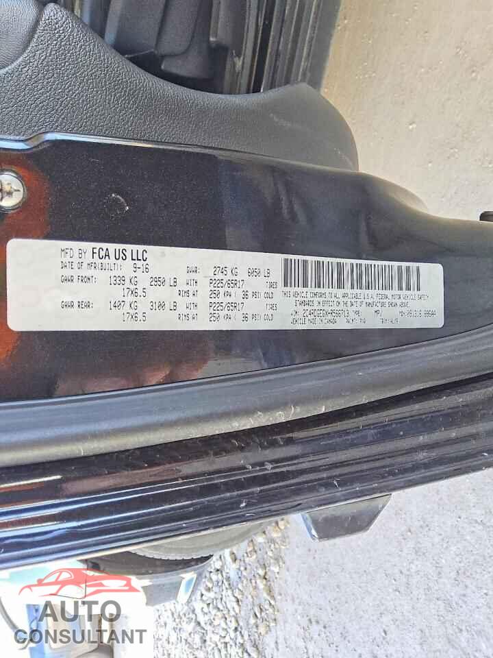 DODGE CARAVAN 2017 - 2C4RDGEGXHR566713
