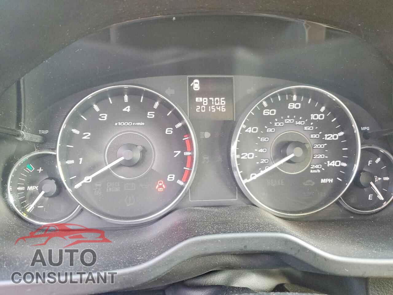 SUBARU OUTBACK 2011 - 4S4BRBAC6B1348395