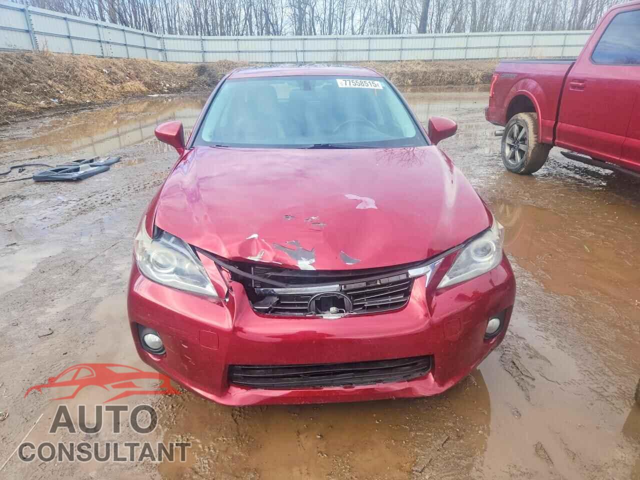 LEXUS CT 200 2013 - JTHKD5BH3D2132255