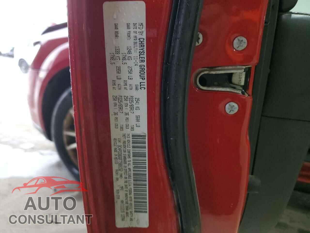 DODGE JOURNEY 2015 - 3C4PDDBG6FT589152