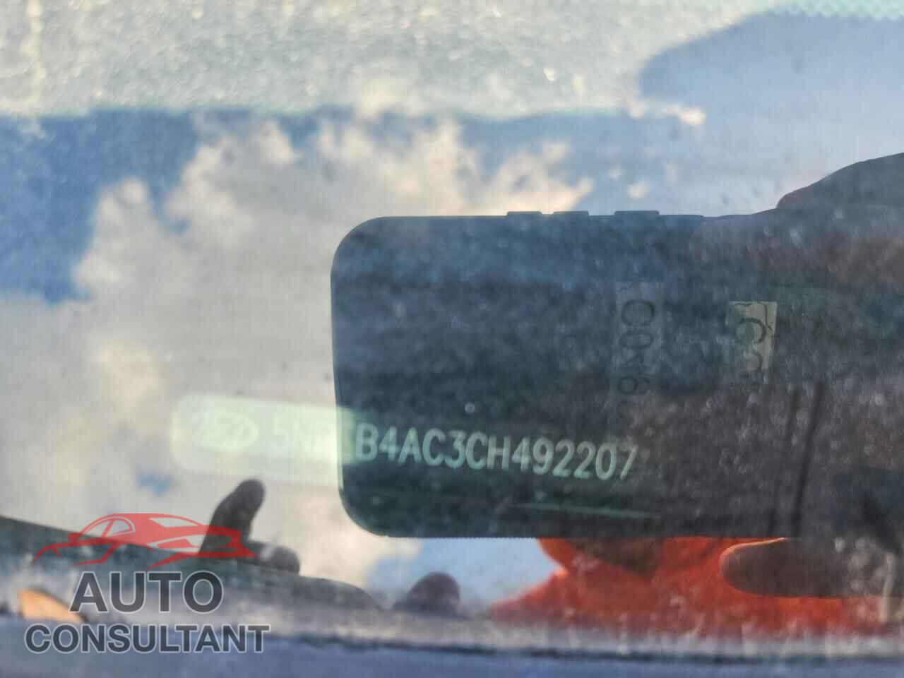 HYUNDAI SONATA 2012 - 5NPEB4AC3CH492207