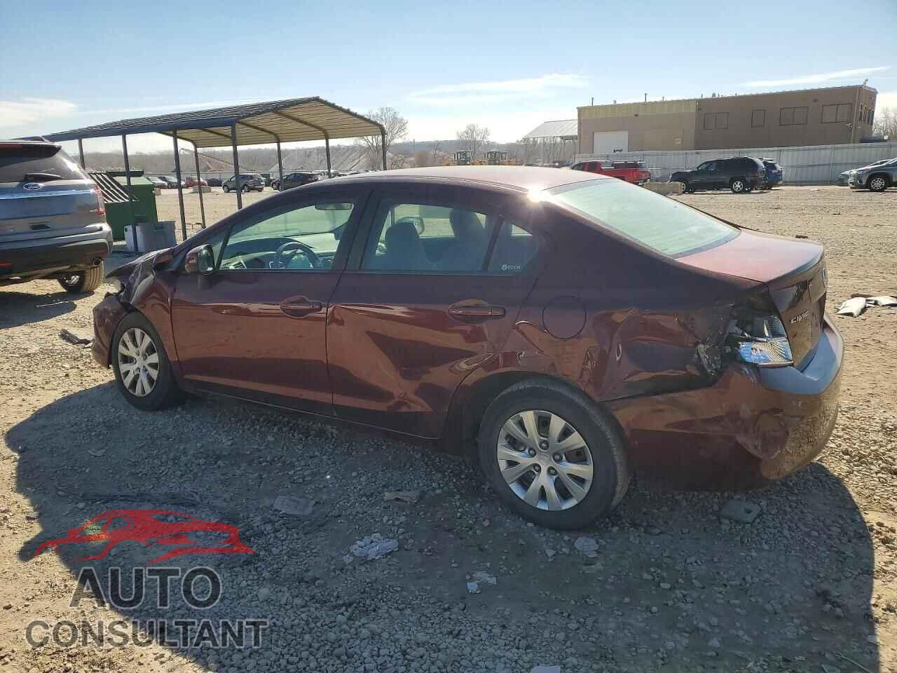 HONDA CIVIC 2012 - 19XFB2F5XCE089395