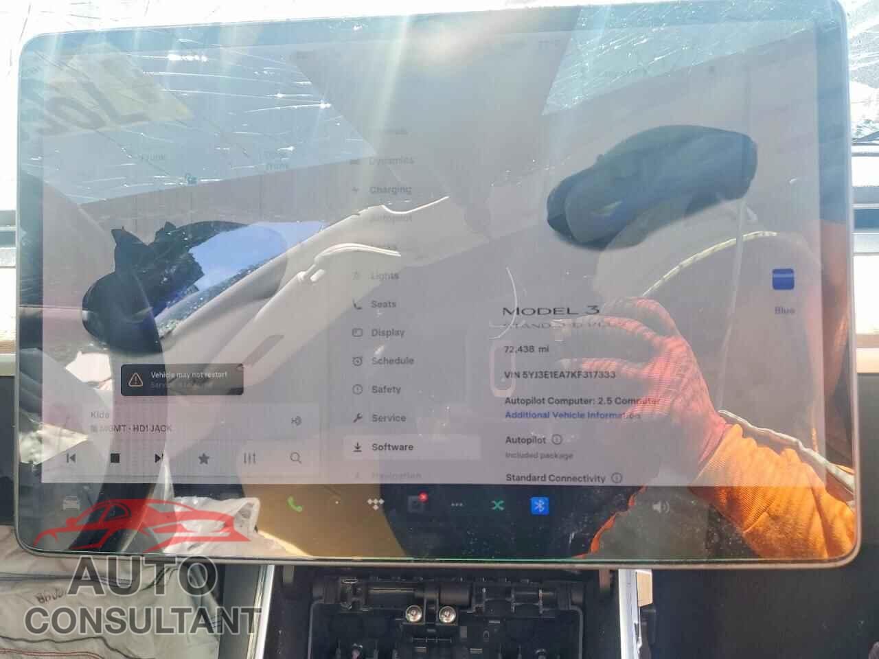 TESLA MODEL 3 2019 - 5YJ3E1EA7KF317333