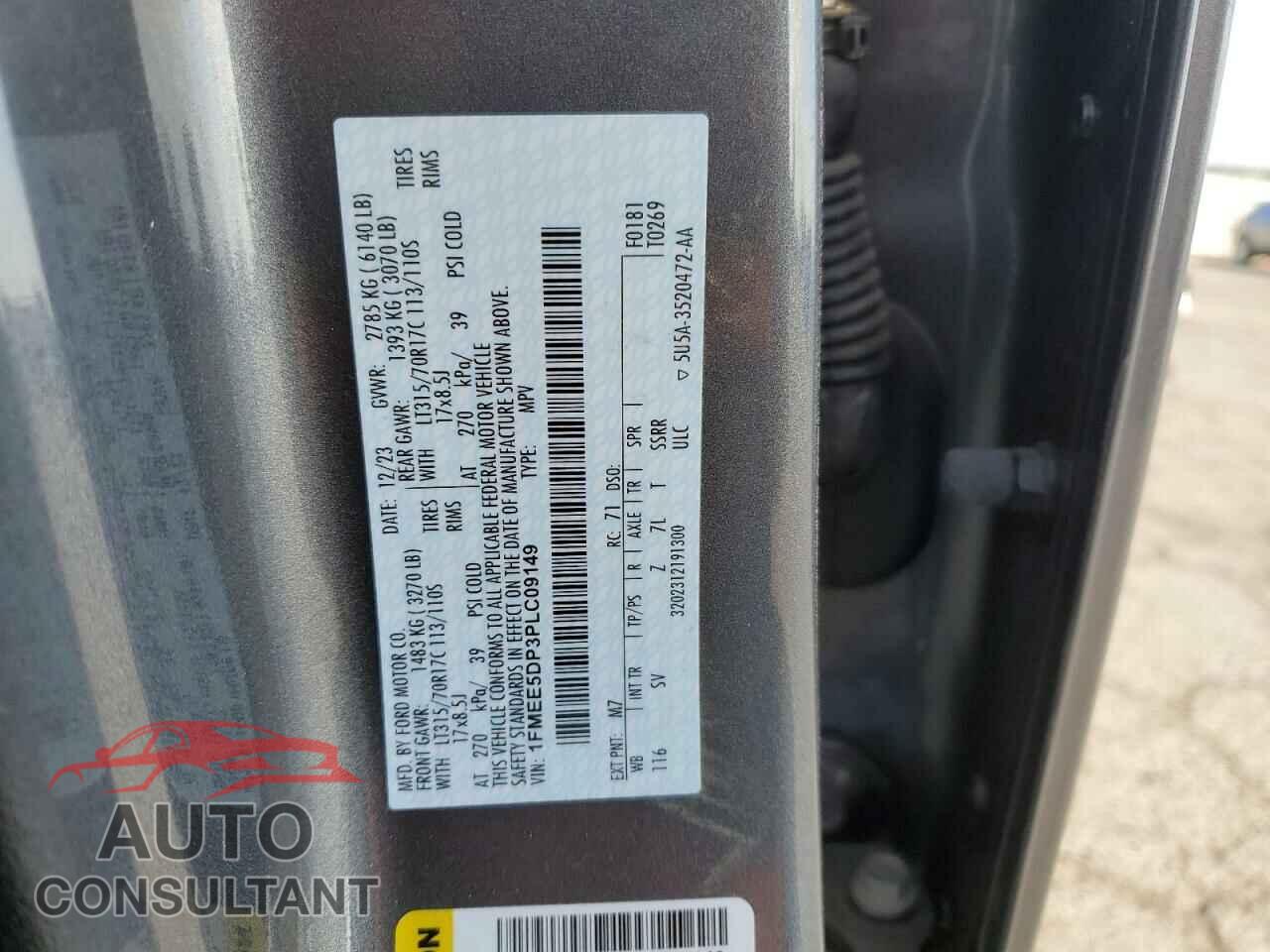 FORD BRONCO 2023 - 1FMEE5DP3PLC09149