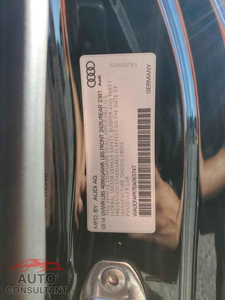 AUDI A5 2014 - WAUCFAFR7EA063747