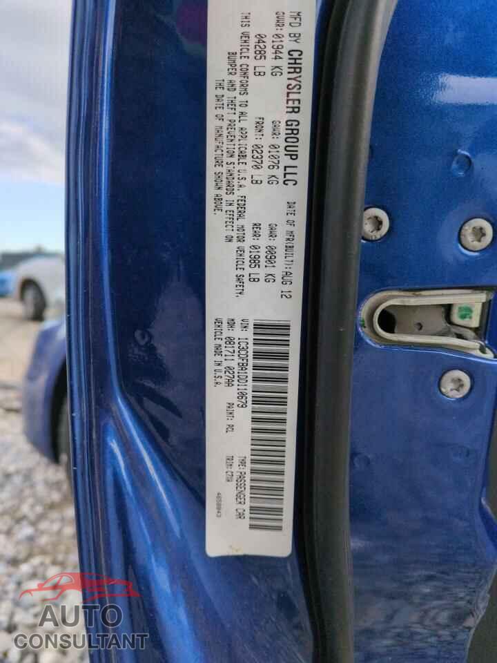 DODGE DART 2013 - 1C3CDFBA1DD110679
