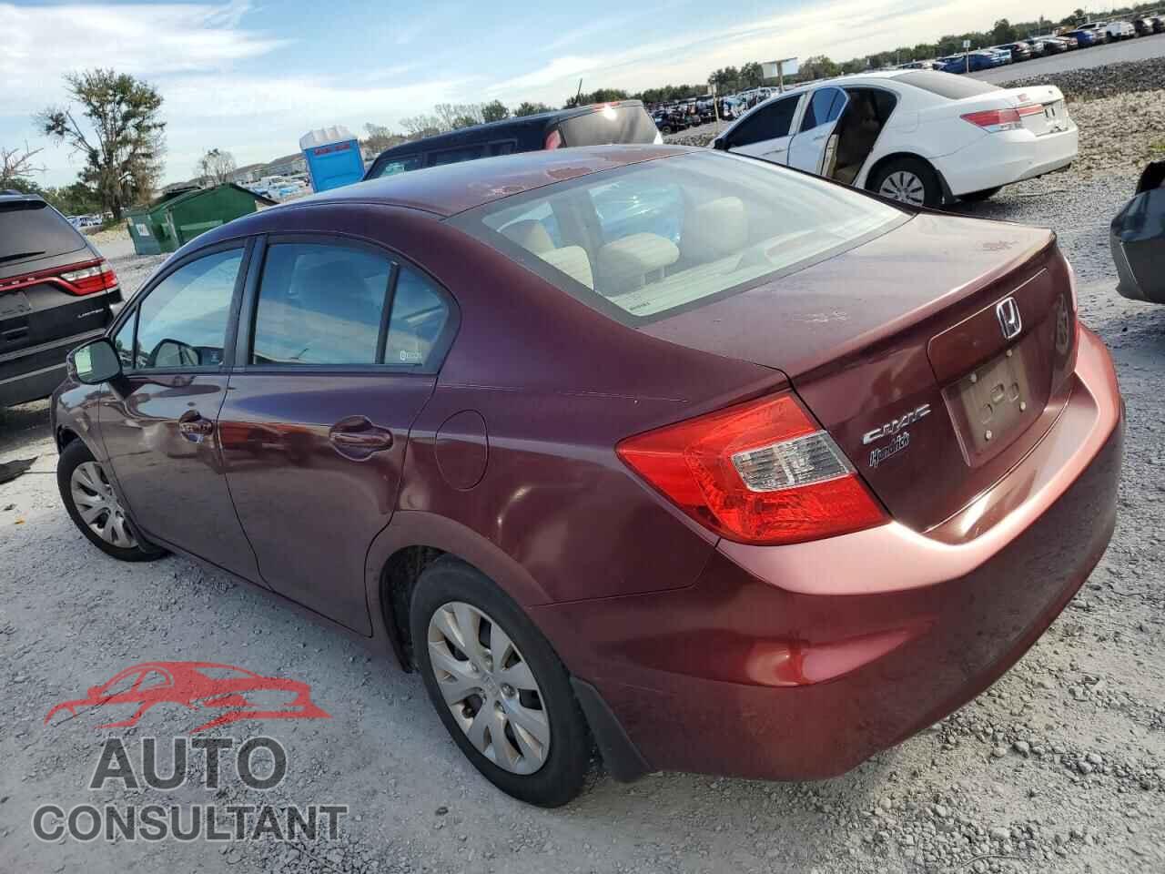 HONDA CIVIC 2012 - 2HGFB2F57CH572705