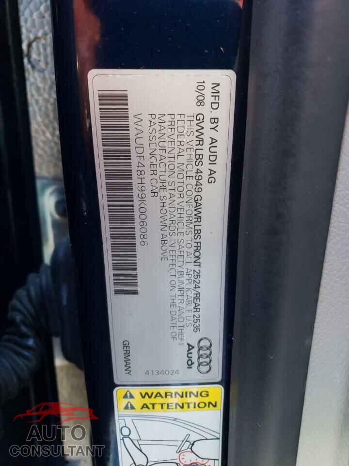 AUDI A4 2009 - WAUDF48H99K006086