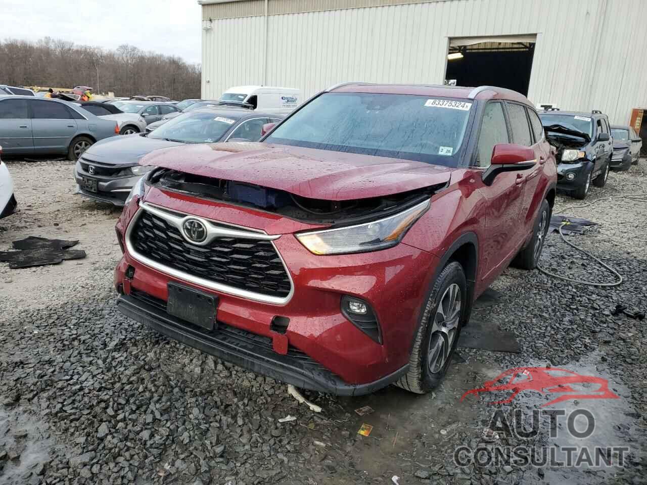 TOYOTA HIGHLANDER 2021 - 5TDGZRBH6MS528835