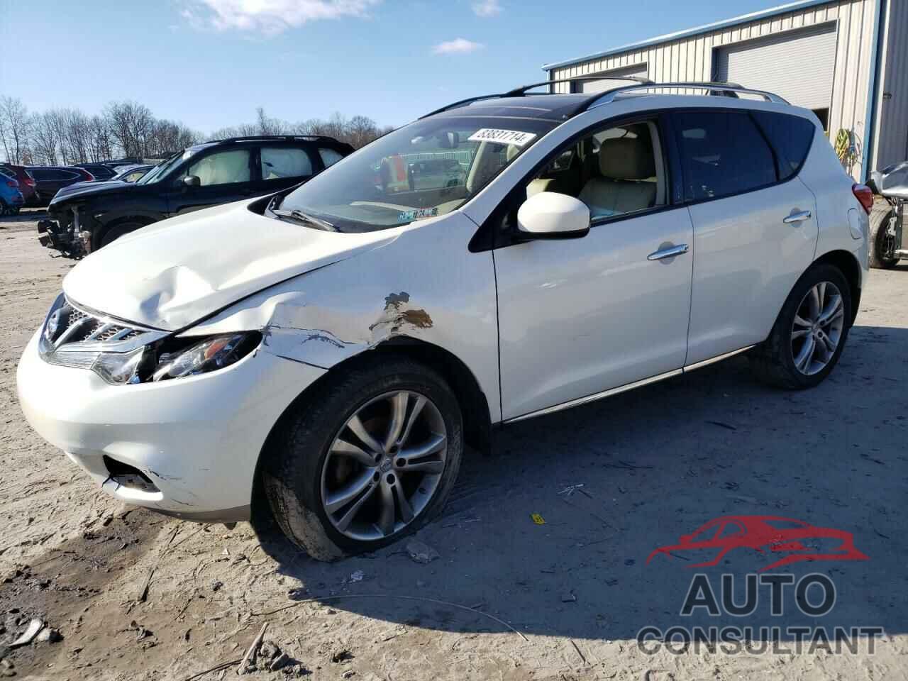 NISSAN MURANO 2012 - JN8AZ1MW0CW210876