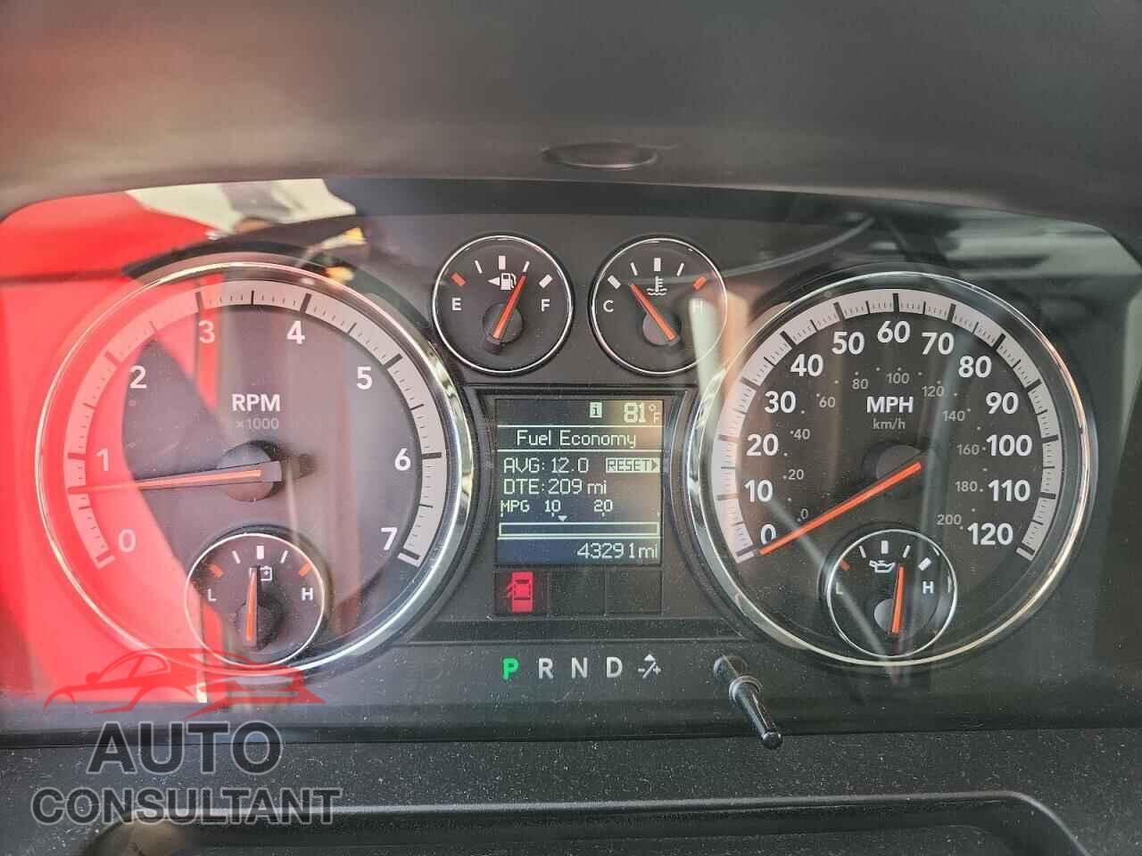 DODGE RAM 1500 2012 - 1C6RD6FP6CS267663